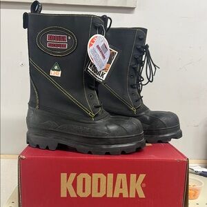 Kodiak Black CSA Safety Rockfiber Winter Work Boots